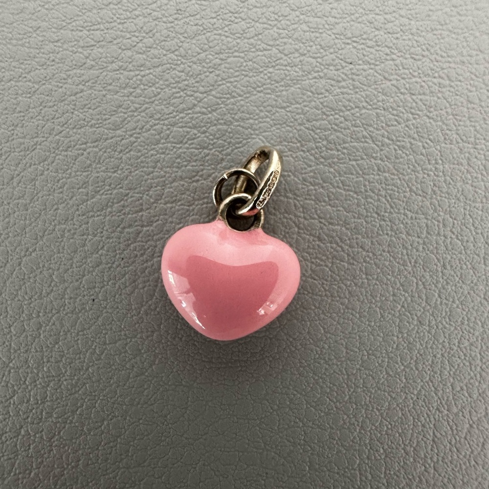Links of London Pink  Puff  Heart Charm